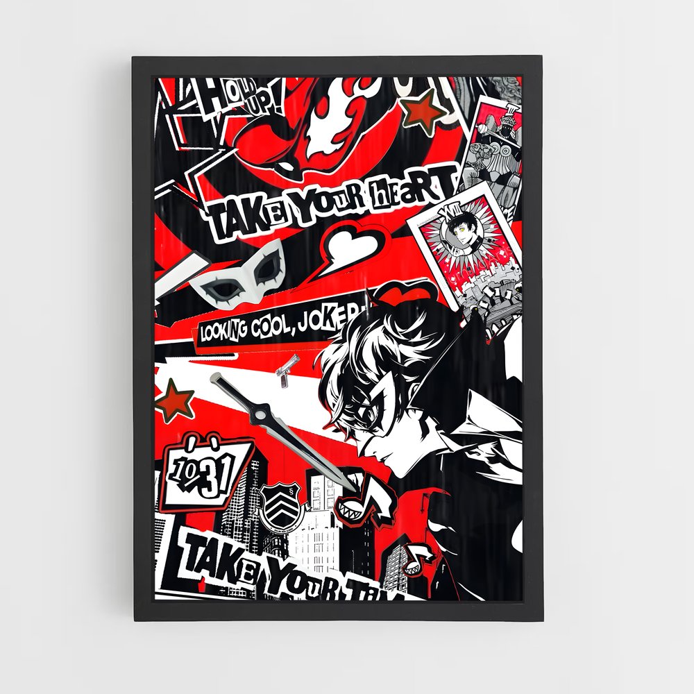 Poster Graffiti des Voleurs – affiche Persona 5 (vue 2)